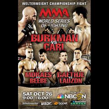 WSOF 6 Burkman vs Carl Conference Call Highlights Audio