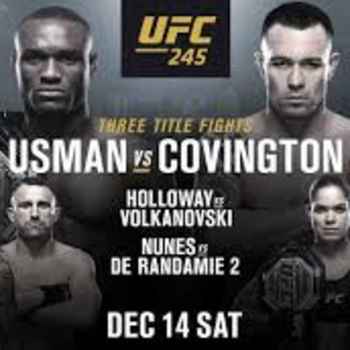 MMA Fight Picks UFC245