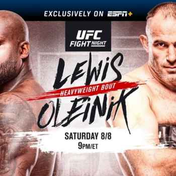 MMA Fight Picks UFCVegas6 Lewis vs Olein