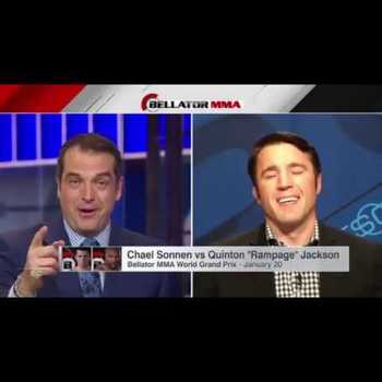 Chael Sonnen Discusses Match Up with Rampage Jackson Near Lobby Scuffle
