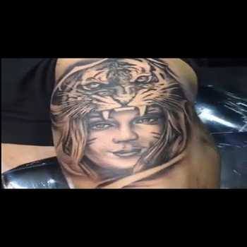 Cody Garbrandt Gets Wifes Danny Pimsanguan Face Tattood Tattled On His Leg
