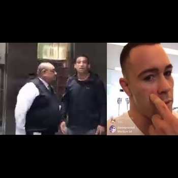 Colby Covington in Altercation with Fabricio Werdum