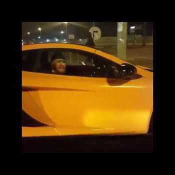 Conor McGregor Racing in His Mclaren
