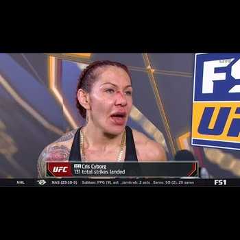 Cris Cyborg Discusses Win Over Holly Holm at UFC 219