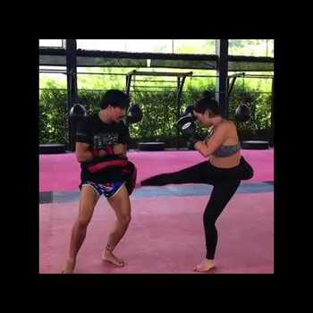 Danny Pimsanguan Cody Garbrandts Wife Hitting Mitts 6 Months Pregnant