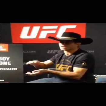 Donald Cowboy Cerrone UFC Gdansk Media Day Scrum
