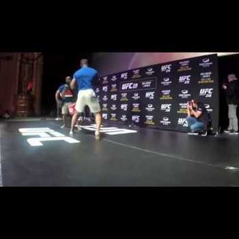 Francis Ngannou UFC 218 Open Workout