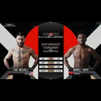 Ian McCall v Manel Kape