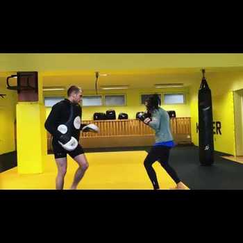 Joanna Jedrzejczyk Back in the Gym Hitting Mitts
