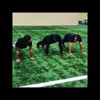 Kevin Lee vs Michael Irvin vs Clay Guida Push Up Contest