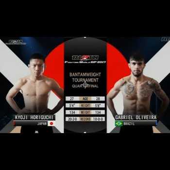 Kyoji Horiguchi v Gabriel Oliveira