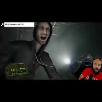Mighty Mouse Johnson Scared While Playing Video Games
