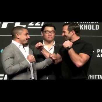 Robert Whittaker v Luke Rockhold UFC Perth Face Off