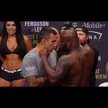 UFC 216 Fabrcio Werdum x Derrick Lewis Weigh In Face Off