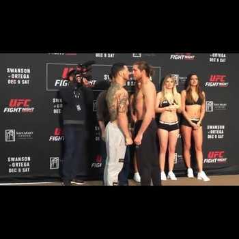 UFC Fresno Cub Swanson x Brian Ortega Weigh In Face Offs