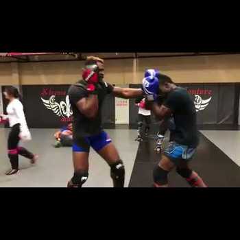 Uriah Hall v Francis Ngannou Sparring Session